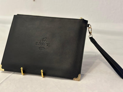 Aura Pouch Schwarz Gold Unisex